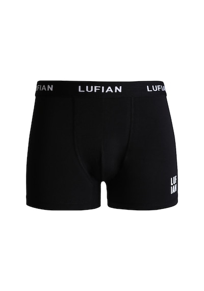 Lufian Darcy Erkek Pamuklu Boxer Siyah Siyah 111080032100100