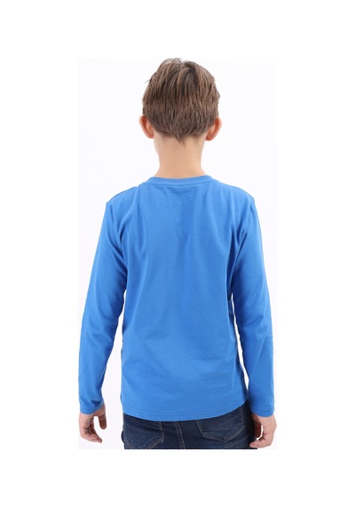Toontoy Kids Toontoy Erkek Çocuk Baskılı Tişört Saks