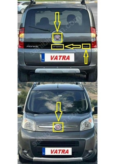 Fiorino Combi 1,3 Multijet Urban 20082015 Multijet Kırmızı "j"premio Krom Yazıkaput Ve Bagaj Arma
