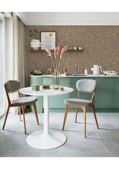 Adawall Muse Koleksiyonu- 25103-5 Kahverengi Dokulu Modern Duvar Kağıdı 1.06x15.6m, 16.5m²