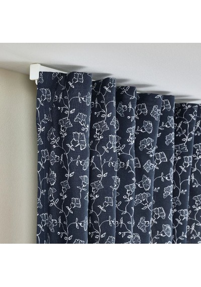 Ikea Trystavmal Fon Perde 145x300 Cm Koyu Lacivert