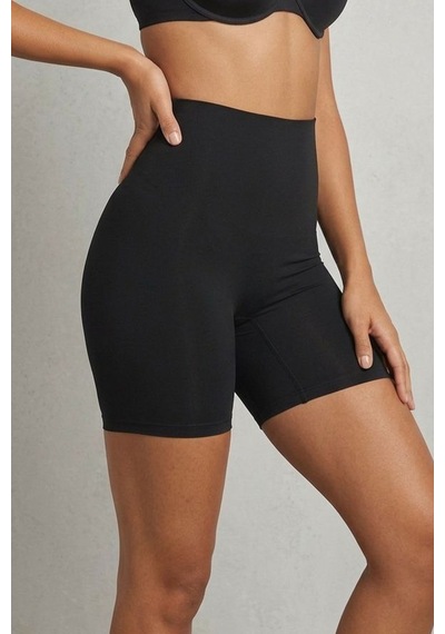 Fit Women Lazer Kesim Etkili Paçalı Korse 4401 Siyah