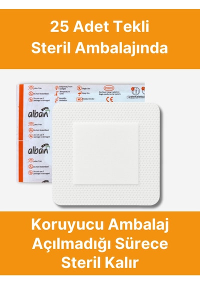 Steril Yara Pedi Nonwoven 10 Cm X 10 Cm 1 Kutu 25 Adet