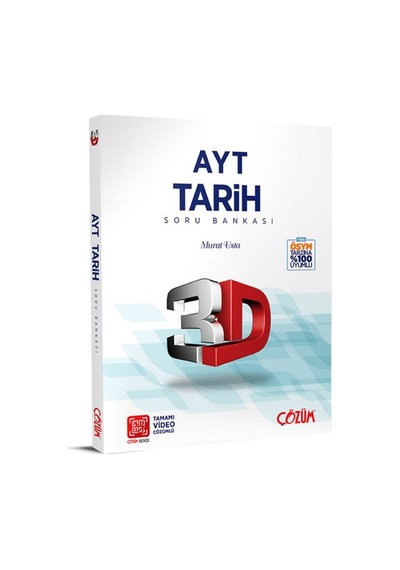 3D Yayınları Ayt Tarih 3D Soru Bankası
