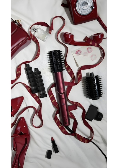 Shark Flexstyle 5-in-1 Saç Kurutma & Şekillendirme Sistemi - Cherry Kırmızı