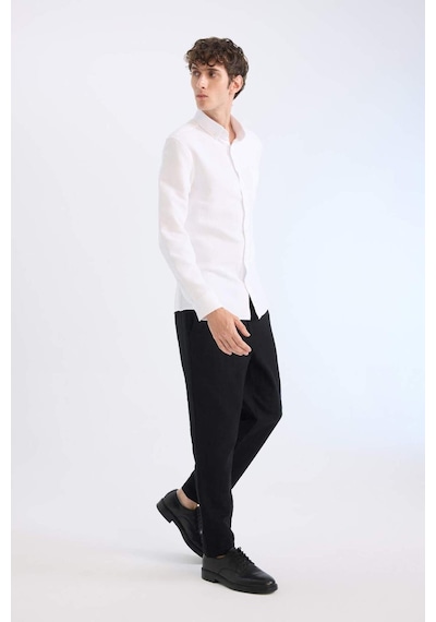 DeFacto %100 Pamuk Yazlık Jogger Pantolon Regular Fit Normal Kesim Keten Görünümlü Düz Paça Cepli B4138AX25SPBK81 DeFacto %100 Pamuk Yazlık Jogger Pantolon Regular Fit Normal Kesim Keten Görünümlü Düz Paça Cepli B4138AX25SPBK81
