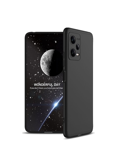 Xiaomi Redmi Note 12 5g Kılıf Zore Ays Kapak Siyah
