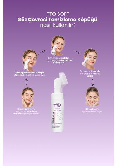 Göz Çevresi Temizleme Köpüğü 60 Ml Aplikatörlü Soft