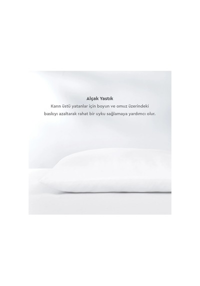 Silikon Yastık 50x70 1000gr 2li - Beyaz