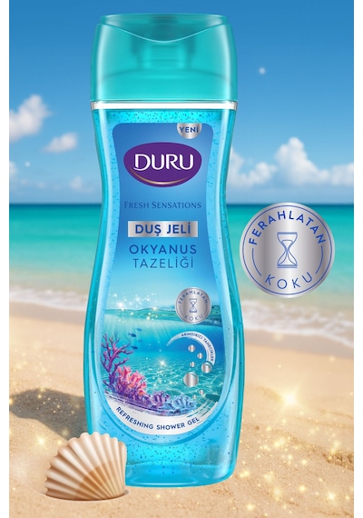 Fresh Sensations Okyanus Tazeliği Vegan Duş Jeli 6x450 ML Diğer