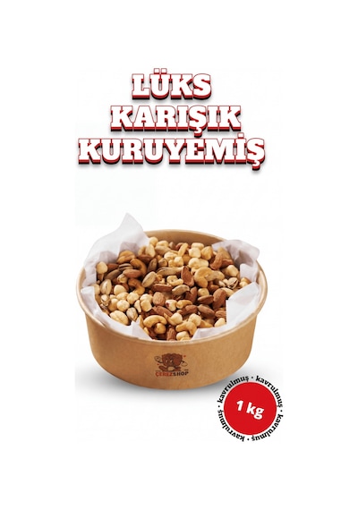 Lüks Karışık Kuruyemiş - 1 Kg Dev Paket 1 KG