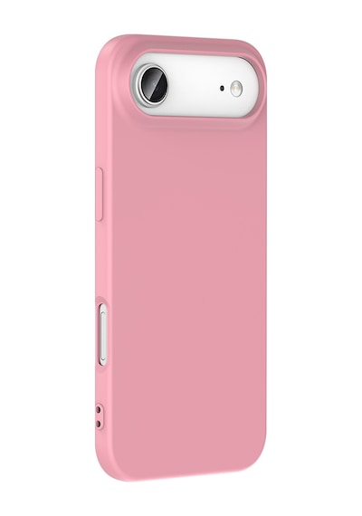 Adige Apple Uyumlu iPhone 17 Air Kılıf Mara Lansman Soft Silikon İçi Kadife Pembe