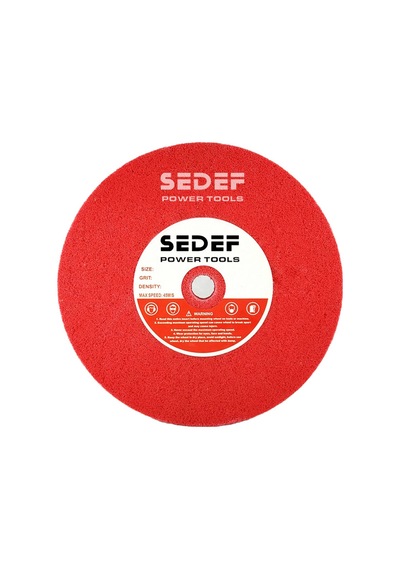 200x50x20 Mm Kırmızı Skoç Elyaf Zımpara Taşı 4pb 320 Kum