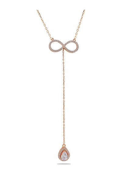 Kuyumcudukkani Zincirli"damla Sallantılı Sonsuzluk" Kolye-37211-r-w Rose Gold