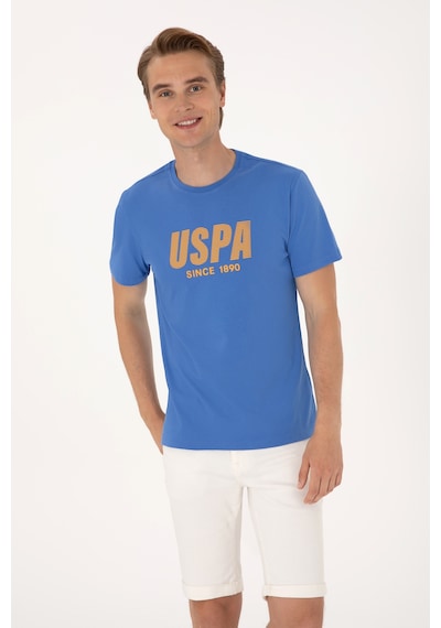 U.S. Polo Assn. Erkek Regular Fit Bisiklet Yaka İndigo Tişört 50306966-VR028 U.S. Polo Assn. Erkek Regular Fit Bisiklet Yaka İndigo Tişört 50306966-VR028