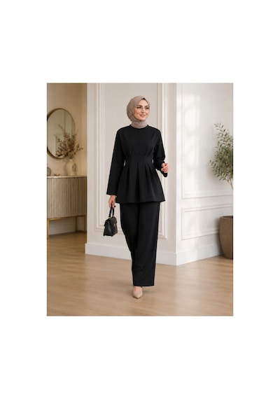 Unika Boutique Kadın Tesettür Takım Alt-üst İkili Takım Lacivert