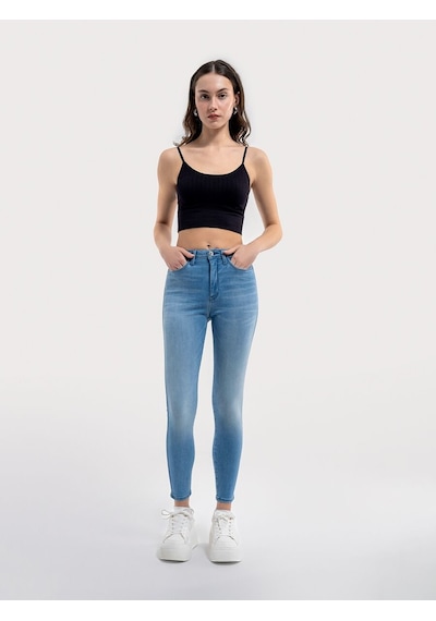 LOFT Natalie Skinny Fit Kadın Pantolon Lf2036155 Q1.v1 Denim