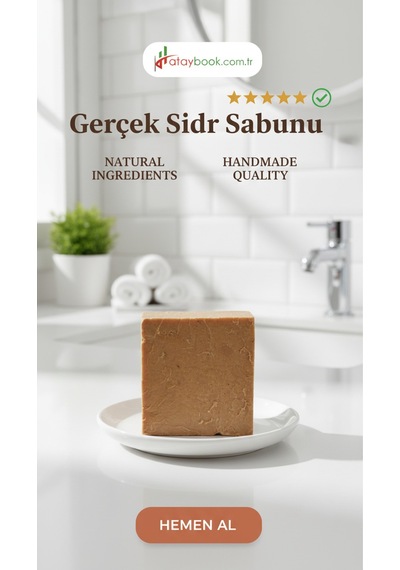 Sidir Sabunu 1 Adet Gerçek Sidr Sabunu 100 Gr Doğal
