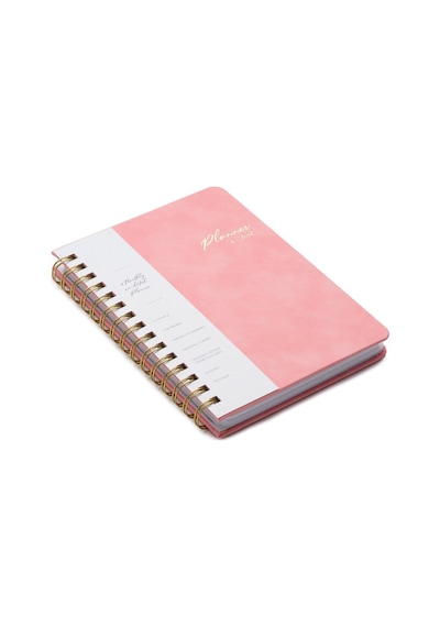 Sp. Vegan Deriş Sert Kapak Planlayıcı. A5. 100 Gr. , 176 Sayfa. 4 Yap. Sticker Ve Cep.pembe Pembe