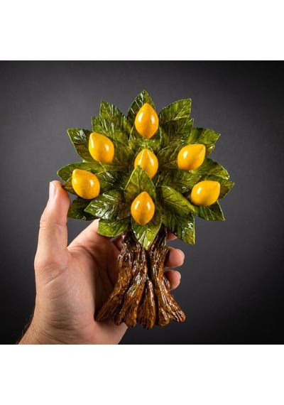 El Yapımı Limon Ağacı Duvar Dekoru Bereket Koleksiyonu 14x20 Cm