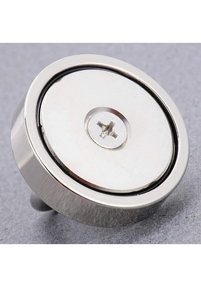 Süper Güçlü Halkalı Büyük Neodyum Pot Mıknatıs 60 Mm Çap Magnet F