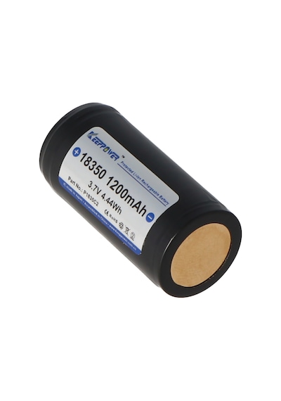 Keeppower 18350 - 1200mah, 3.6v - 3.7v Li-ion Pil Korumalı, Boyutlar Not Yaklaşık 39x18,6 Mm
