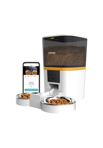 Haustier Qq005-dual Beyaz Kameralı Akıllı Kedi Köpek Otomatik Mama Kabı, App Uzaktan Kontrol, Sesle Çağırma, 480p Kamera, 6lt Hazne, Çift Metal Kase Haustier Qq005-dual Beyaz Kameralı Akıllı Kedi Köpek Otomatik Mama Kabı, App Uzaktan Kontrol, Sesle Çağırma, 480p Kamera, 6lt Hazne, Çift Metal Kase