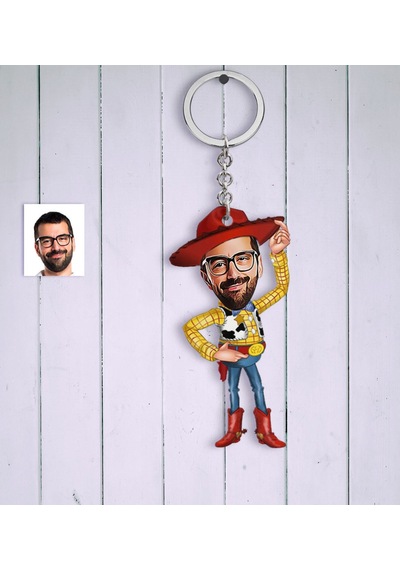 Kişiye Özel Bay Toy Story Karikatür Anahtarlık