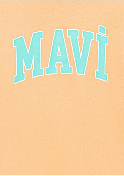 Mavi - Mavi Logo Baskılı Pembe Tişört 7610109-71124 Pembe