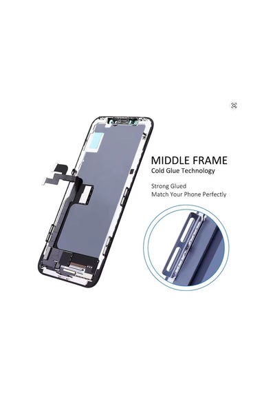 Apple iPhone Uyumlu X Oled Ön Oled Ekran Dokunmatik Sıvı Bandı Kırılmaz Tamir Seti Set