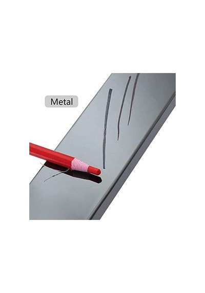 Ekoset Diamond China Marker İpli İşaretleme Kalemi Kırmızı 12li
