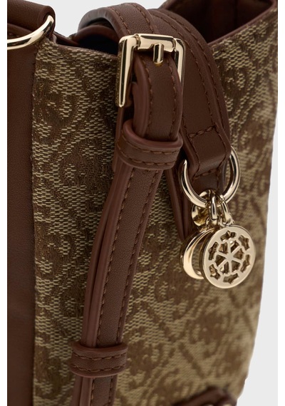 Guess Samantha Logolu Askılı Kartlık Pw7585p6426 Kadın Kartlık Pw7585 P6426 Lgw Kahve