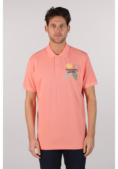 AR-MA Arma Erkek Büyük Beden Polo Yaka Tişört Y22374869001 Pembe