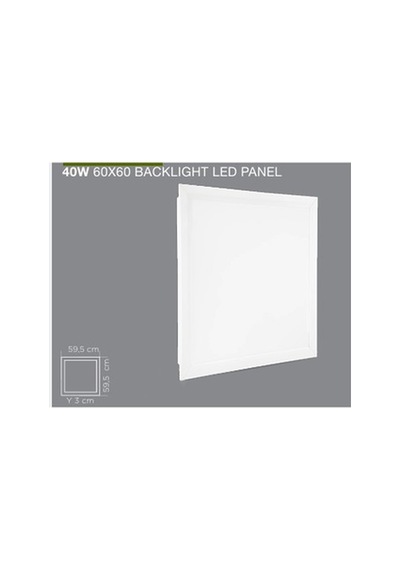 Zmr 40w 60x60 Backlıght Led Panel 6500k 2 Adet Beyaz