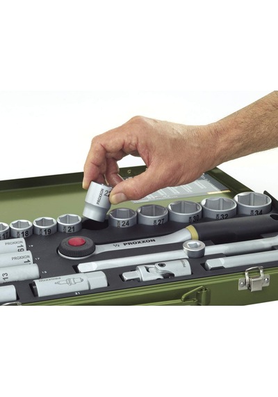 Proxxon INDUSTRIAL 2300 Lokma Takımı 29 Parça 1/2''