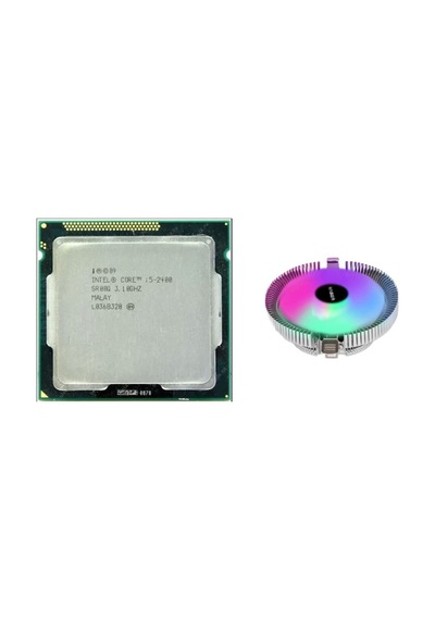 Intel Core i5-2400 3.1 GHz LGA1155 6 MB 95 W İşlemci Tray + XASER CCO1 CPU Fan