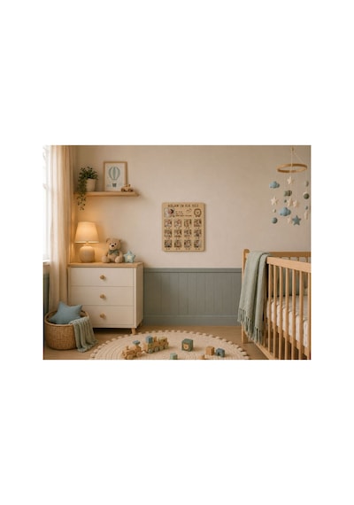 Arliadesign Kişiye Özel İlk Yılım Ahşap Fotoğraf Çerçevesi - 12 Aylık Bebek Anı Panosu 3 Mm Mdf