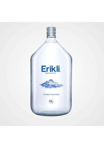 Erikli 15 Lt Cam Damacana Koruma Sepetli