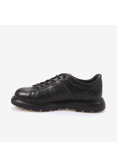 Kemal Tanca Hakiki Deri Erkek Spor & Sneaker Ayakkabı 2401 Siyah