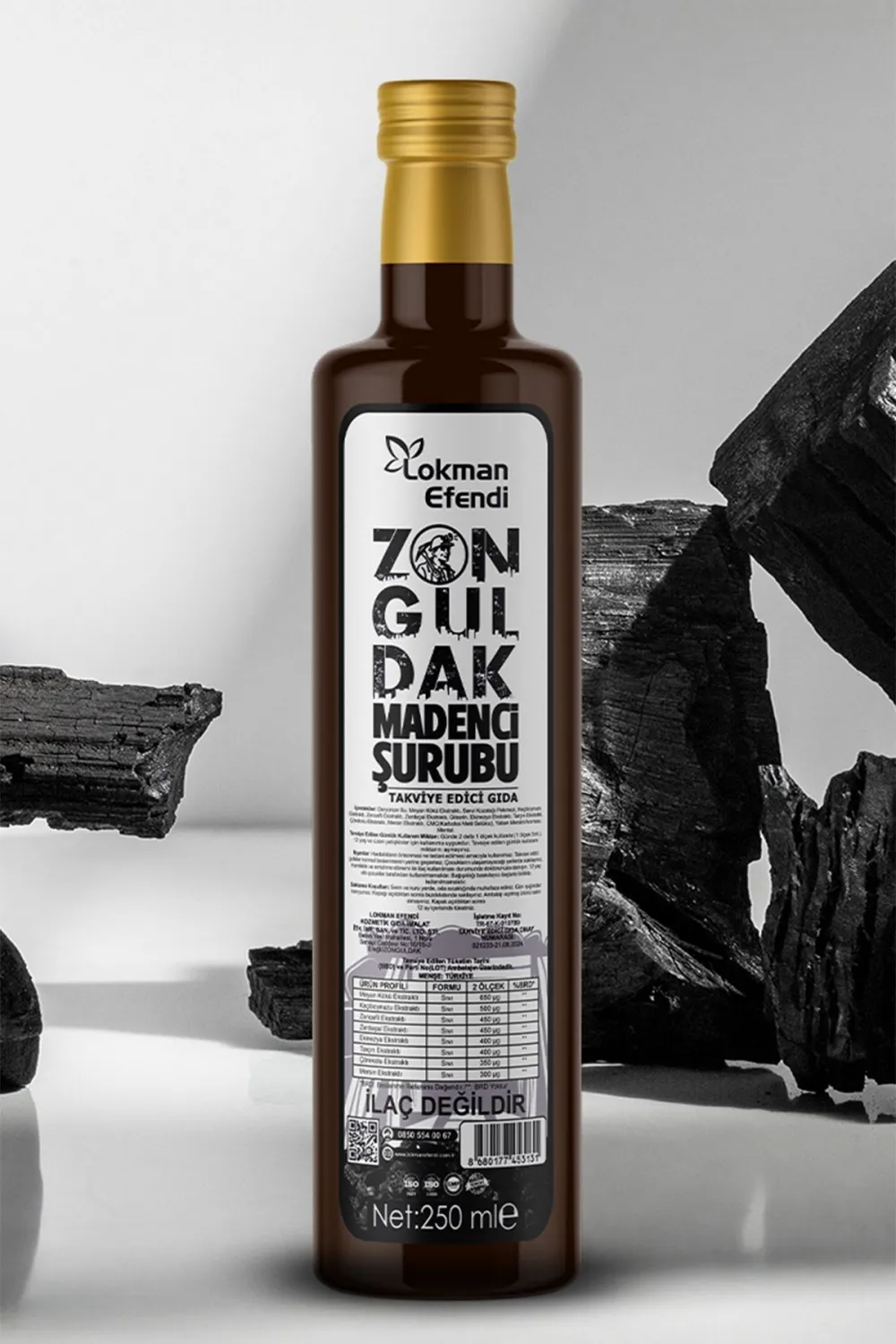 Lokman Efendi Zonguldak Madenci Şurubu 250 Ml