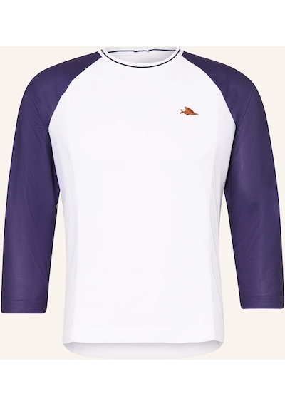 Cafe Du Cycliste Radshirt Barbara, Uzun Kollu Mesh Bisiklet Forması Lacivert