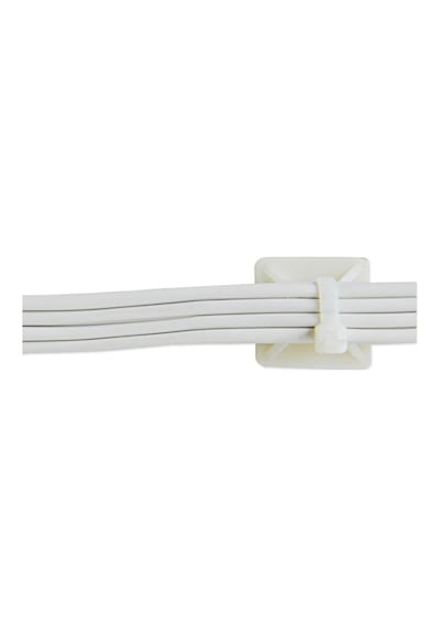 Çetsan Yapışkanlı Kroşe 19X19 Mm-100 Adet Kablo Bağı Kroşesi Yapı