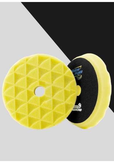 Shine Mate Sarı İnce Pasta Süngeri  130/150mm