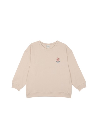 Antebies Organik Pembe Çiçek Baskılı Beli Lastikli Bağcıklı Uzun Kollu Kız Çocuk Sweatshirt Eşofman Takımı Bej Antebies Organik Pembe Çiçek Baskılı Beli Lastikli Bağcıklı Uzun Kollu Kız Çocuk Sweatshirt Eşofman Takımı Bej