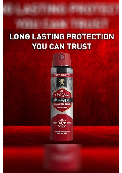Old Spice Swagger Scent Of Cedarwood Antiperspirant Sprey Deodorant 122gr
