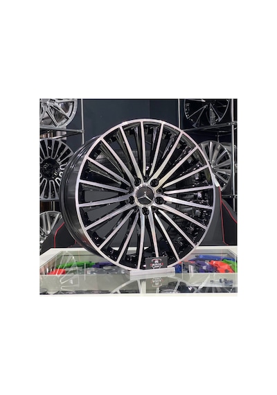 18 İnç 5x112 Mercedes Ön/arka C Ve E Serisi Black Diamond Jant Modeli 4adet