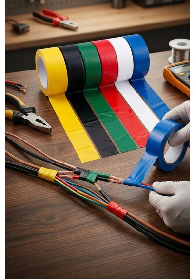 Yüksek Yalıtımlı Renkli Kalın Elektrik Bandı 1 Adet