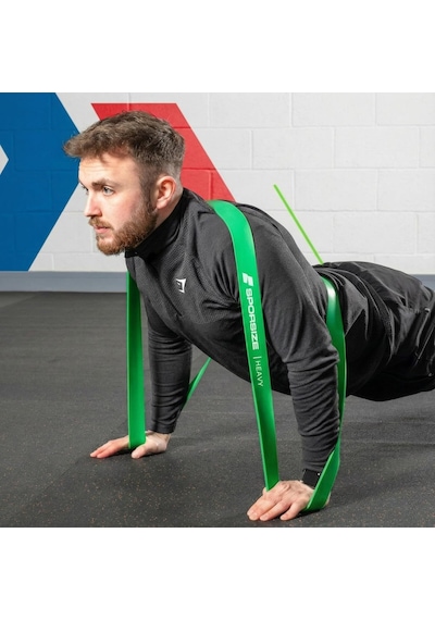 Profesyonel Direnç Bandı Tekli Güçlü Lateks Loop Band, Fitness, Crossfit, Pilates Ve Ev Egzersizleri İçin Sarı