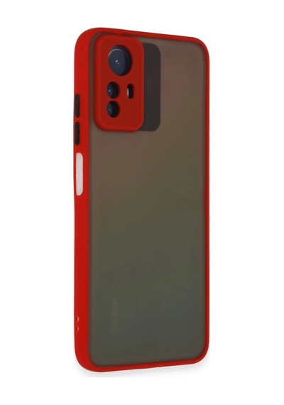 Xiaomi Redmi Note 12s Uyumlu Kılıf Montreal Silikon Kapak - Kırmızı