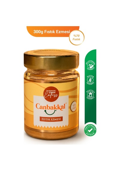 Canbakkal %70 Fıstık Ezmesi Sürülebilir Fıstık Kreması 300 G